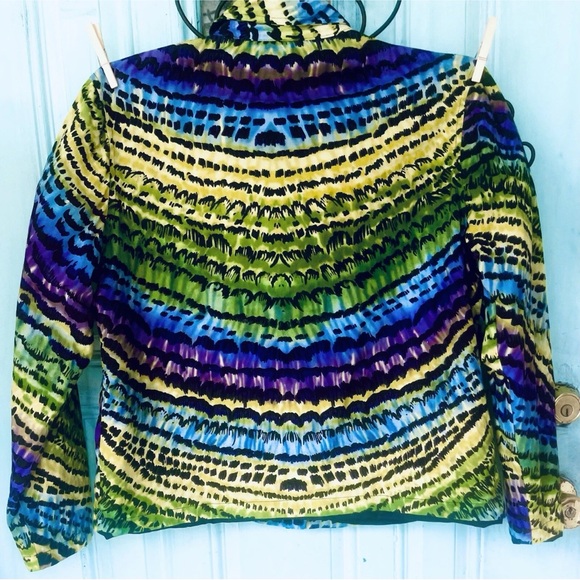 Rare Life Style Women’s Jacket Size XL Button Multi Colored Abstract  Beaded - Picture 7 of 9